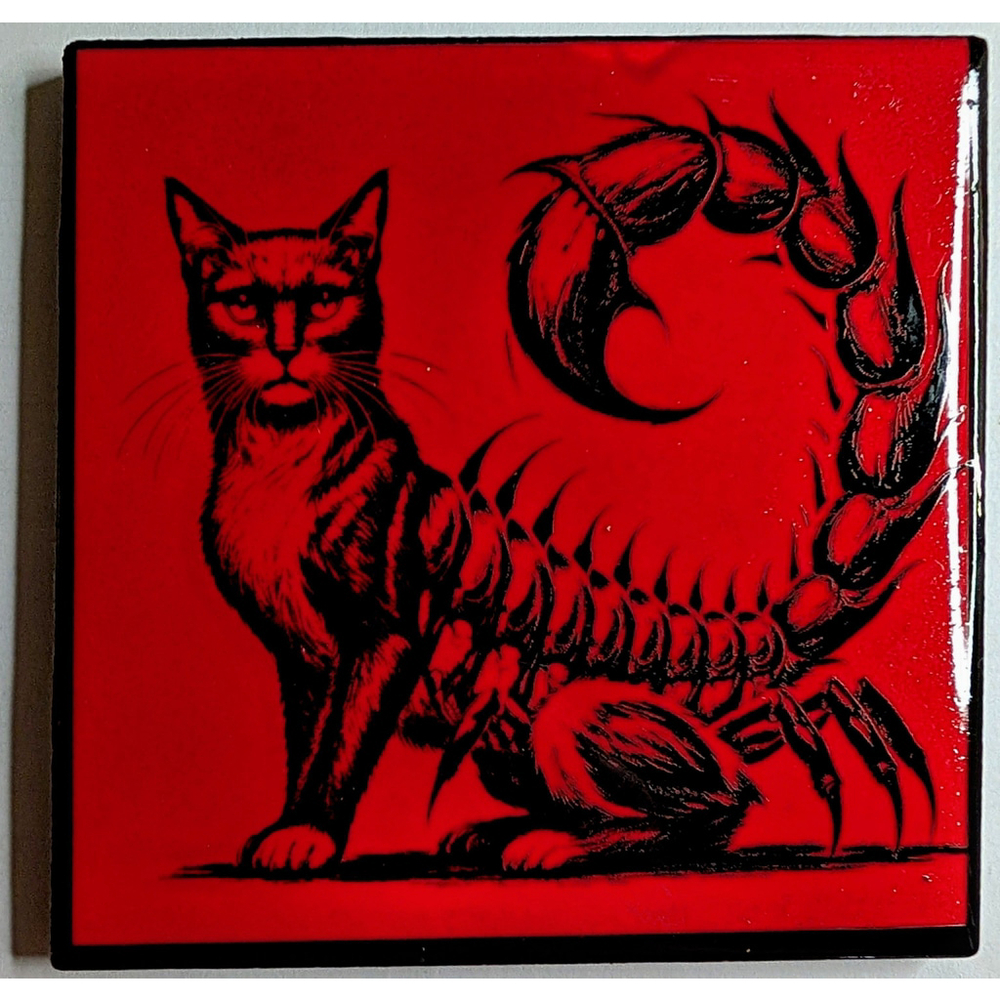 🦂 Cat-Scorpion Hybrid Cryptid Coaster 🐈